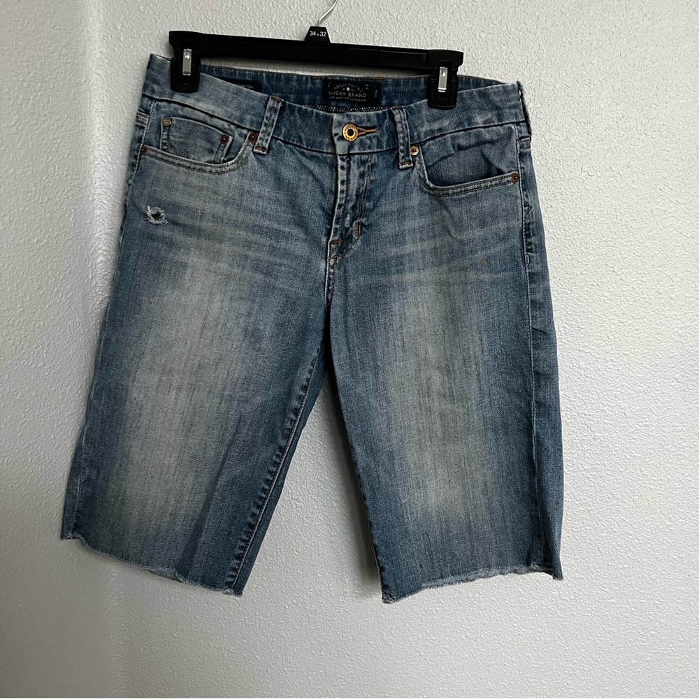 Lucky Brand Boardwalk Bermuda Light Wash Shorts